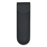 Excello Global Products Silicone Travel Pouch, 3 x 1.3 x 9, Black (SPLSTRVL0006)