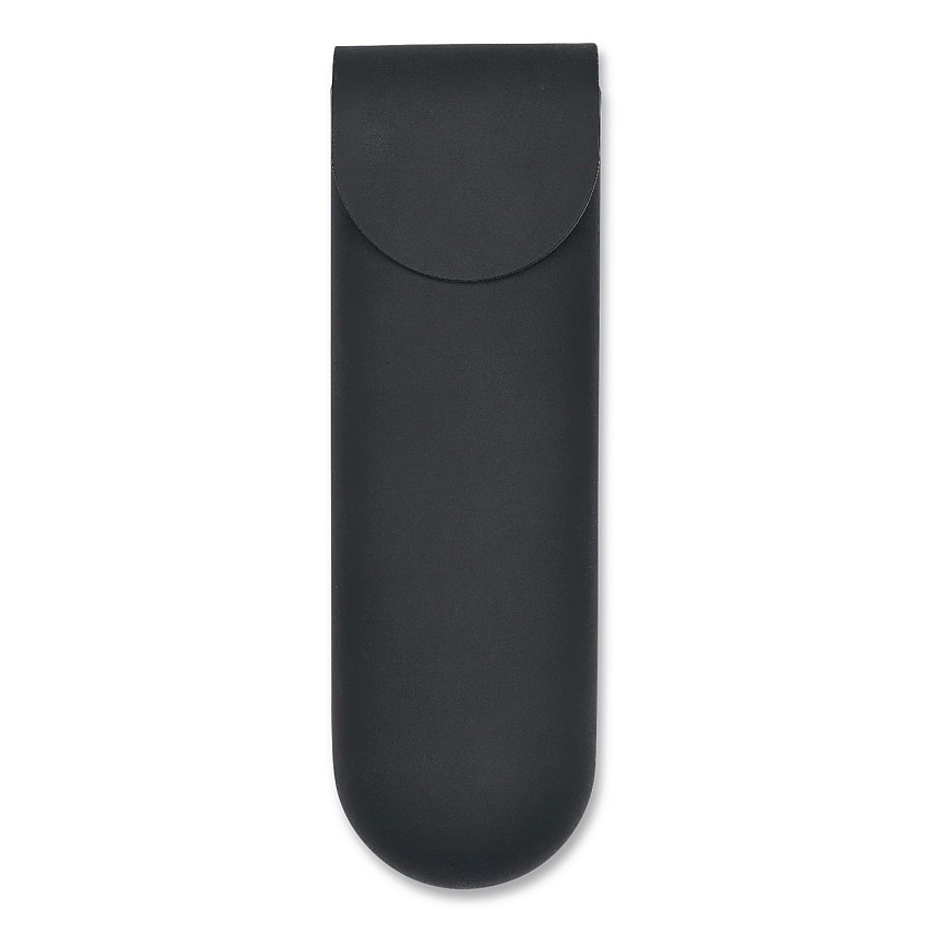 Excello Global Products Silicone Travel Pouch, 3 x 1.3 x 9, Black (SPLSTRVL0006)