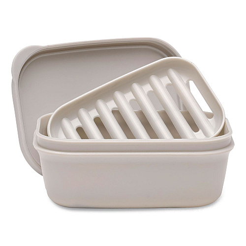 Excello Global Products Travel Soap Box, Light Gray (SPLSTRVL0010)