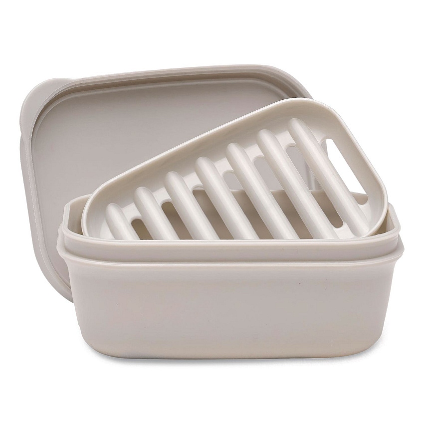 Excello Global Products Travel Soap Box, Light Gray (SPLSTRVL0010)