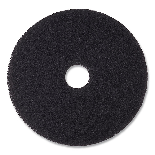 3M Stripper Pad, 10" Diameter, Black, 5/Carton (08372)