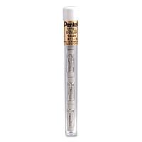 Pentel Eraser Refills for Cushi/EnerGize-X/Gizmo/Hot Shots/Sharp Kerry/Technica-X/Wow! Pencil, White, 4/Pack (Z21N)