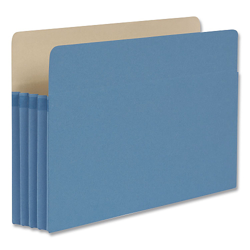 Pendaflex Colored File Pockets, 3.5" Expansion, Legal Size, Assorted Colors, 5/Pack (1006956)