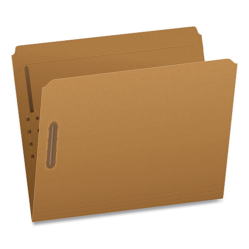 Pendaflex Kraft Fastener Folders, Straight Tab, Expands 0.75", 2 Fasteners, Letter Size, Kraft, 50/Box (1006992)