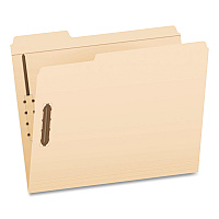 Pendaflex Heavy-Duty Fastener Folder, 1/3-Cut Tab: Assorted, Expands 0.75", 2 Fasteners, Letter Size, Manila, 50/Box (1006994)