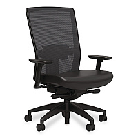 Workplace2.0 500 Series Vinyl and Mesh Task Chair, Supports Up to 300 lbs, 17.8