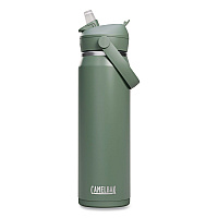 CamelBak Thrive FlipStraw Stainless Steel Vacuum Insulated Water Bottle, 32 oz, Moss (2855303001)