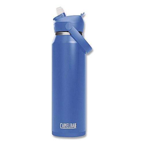 CamelBak Thrive FlipStraw Stainless Steel Vacuum Insulated Water Bottle, 32 oz, Sky Blue (2855406001)