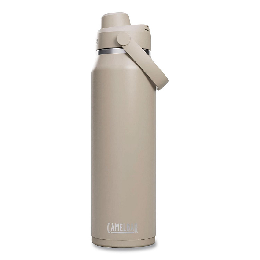CamelBak Thrive Chug Vacuum Insulated Stainless Steel Water Bottle, 32 oz, Stone (2930201001)