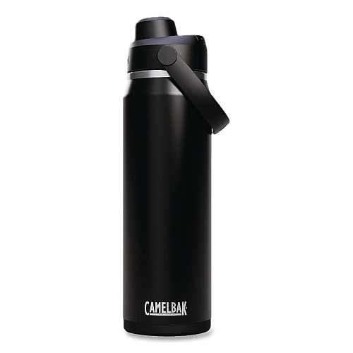 CamelBak Thrive Chug Vacuum Insulated Stainless Steel Water Bottle, 25 oz, Black (2931001075)