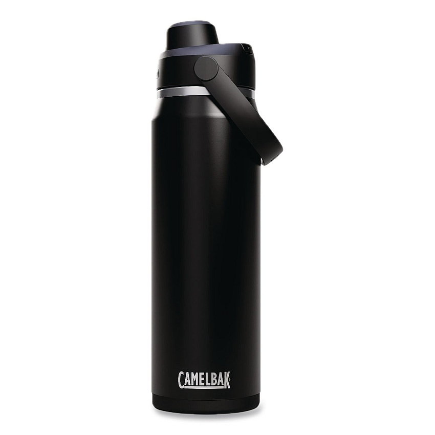 CamelBak Thrive Chug Vacuum Insulated Stainless Steel Water Bottle, 25 oz, Black (2931001075)