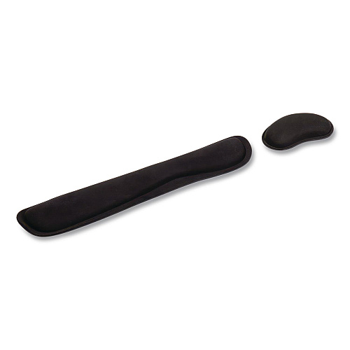 Mind Reader Memory Foam Gaming Ergonomic Keyboard and Mouse Wrist Rest Set, Black (WRESTGELBLK)