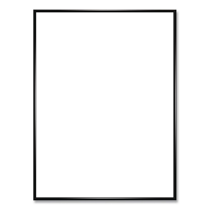 Excello Global Products Poster Frame, Plastic, 24 x 36 Insert, Black, 10/Pack (PPFRM2436CP)
