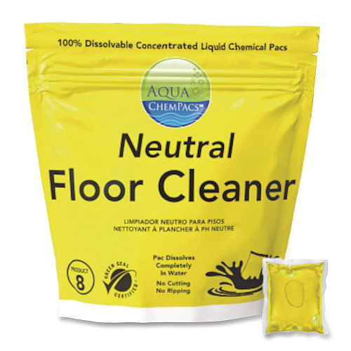 Diversey Aqua ChemPacs Neutral Floor Cleaner, Lavender Scent, 120/Pack (9320926)