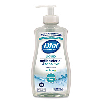Dial Antibacterial and Sensitive Fragrance-Free Liquid Hand Soap, Unscented, 11 oz Pump Bottle (35476EA)
