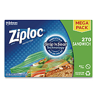 Ziploc Sandwich Seal Top Bags, 6.5