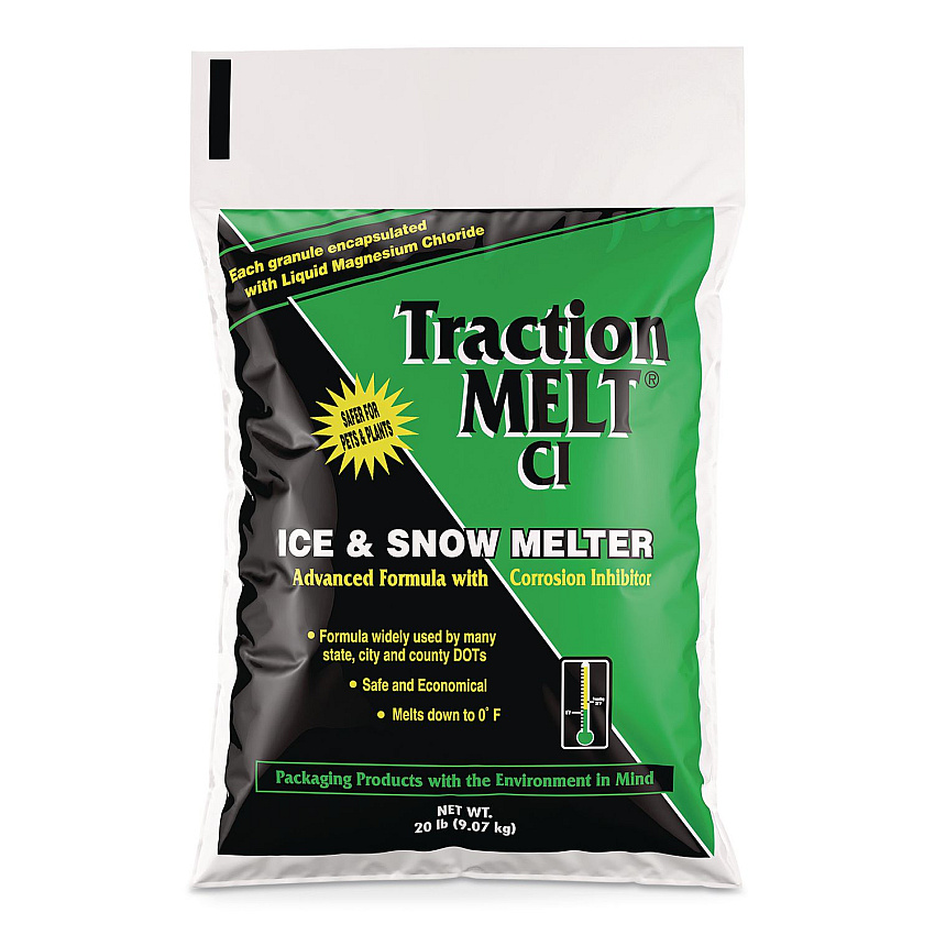 Scotwood Industries Traction Melt CI Ice and Snow Melter, 20 lb Bag, 120/Pallet (20BTMPLT)