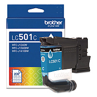 Brother LC501CS Ink, 200 Page-Yield, Cyan