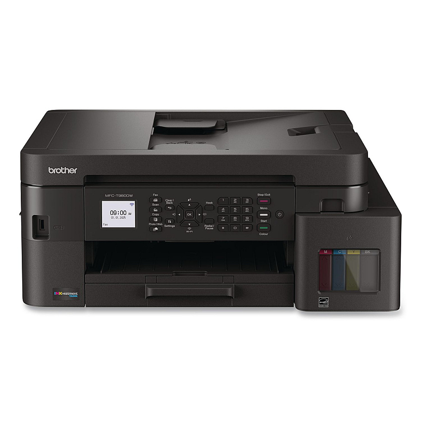 Brother MFCT980DW INKvestment Tank 980 Wireless and Ethernet Color Inkjet All-in-One Printer, Copy/Fax/Print/Scan