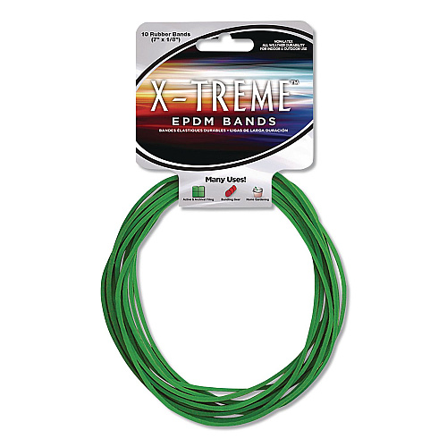 Alliance X-TREME EPDM Bands, Size 117B, Green, 10/Pack (02003PK)