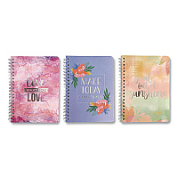 Carolina Paper Silver Lining Hardcover Journal, Medium/College Rule, Randomly Assorted Cover Designs and Colors, (80) 7 x 5 Sheets (35000)