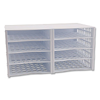 Thinkspace Literature Organizer, 8 Sections, 21 x 12.25, White (39444)