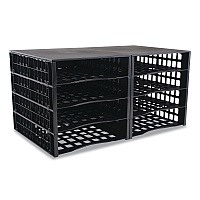 Thinkspace Literature Organizer, 8 Sections, 21 x 12.25, Black (39443)