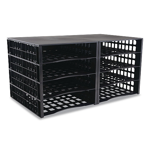 Thinkspace Literature Organizer, 8 Sections, 21 x 12.25, Black (39443)