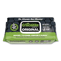 Crocodile Cloth Original Cleaning Cloths, 10 x 15, White, 100/Pack (5900100)