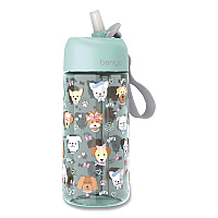 bentgo Puppy Love Plastic Water Bottle, 15 oz, Multicolor (DWB1PPY)