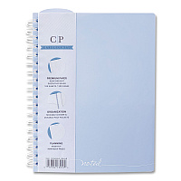 Carolina Paper Noted Neutrals Ideal Notebook, Management Format with College Ruling, Randomly Assorted Cover Colors, (100) 9.5 x 7.35 Sheets (13008)