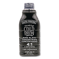 Java House Cold Brew Coffee Concentrate, Pure Black, 32 oz Bottle (HFP01607)