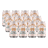 OLIPOP Prebiotic Soda, Root Beer, 12 oz Can, 12/Carton (ICO70288)