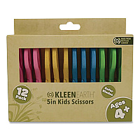 Westcott KleenEarth Rice Husk Kids Scissors, Blunt Tip, 5