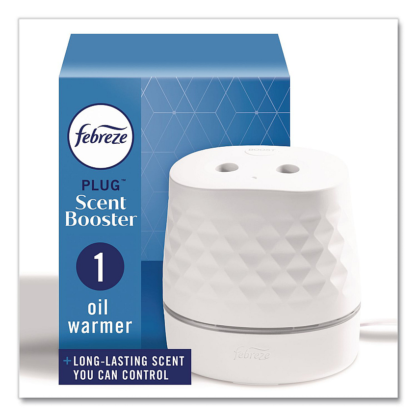 Febreze Plug Scent Booster Oil Diffuser, 4.44 x 5.43 x 4.25, White (14637)