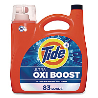 Tide Ultra OXI Boost Laundry Detergent, HE Compatible, 117 oz Bottle (17538)