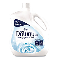 Downy Free and Gentle Liquid Fabric Softener, Unscented, 111 oz Bottle (18262)