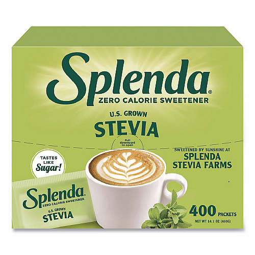 Splenda Stevia Sweetener Packet, 0.04 oz, 400/Box (HFP00613)