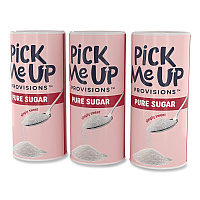 Pick Me Up Provisions Pure Sugar, 20 oz Canister, 3/Pack (PM62433)