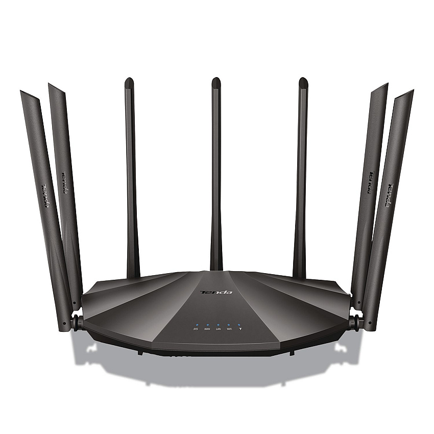 Tenda AC23 AC2100 Dual-Band Gigabit Wireless Router, 4 Ports, Dual-Band 2.4 GHz/5 GHz