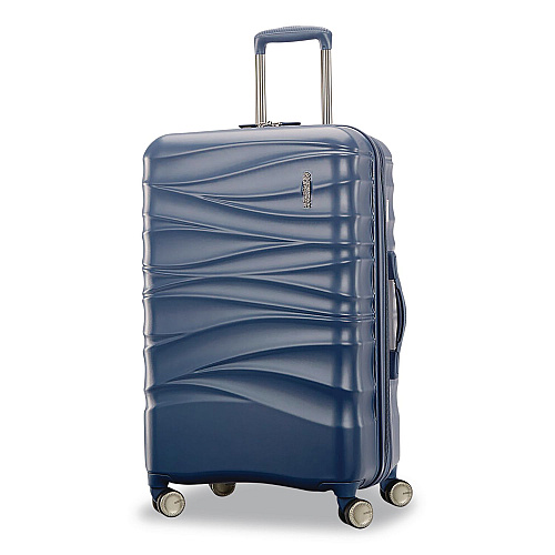 AMERICAN TOURISTER Cascade Hardside Spinner Suitcase, 17.75 x 10 x 26.75, Slate Blue (143245E264)