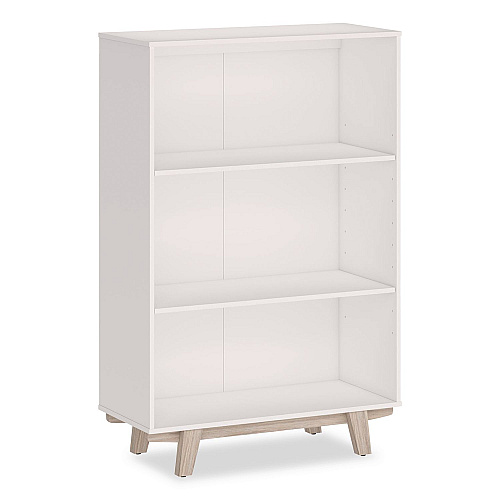 Thomasville Whitney Bookcase, Three Shelves, 31.75w x 14d x 48.25h, White (SPLSWHBKTV)