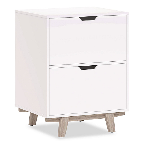 Thomasville Whitney 2-Drawer Lateral File Cabinet, Letter/Legal Size File Drawers, 23.75" x 20" x 31.25", White (SPLSWHLFTV)
