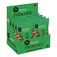 Paramount Farms Wonderful Pistachios, Jalapeno Lime, 2.25 oz Pouch, 8/Box (PAR70154)