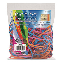 Alliance Reusable Solutions File Bands, Size 117B, Assorted Colors, 50/Pack (509906)