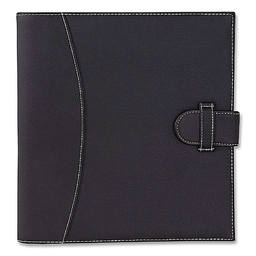 It's Academic D-Ring Non-View Binder, 3 Rings, 1" Capacity, 8.5 x 11, Black (92875)