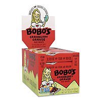 Bobo's Oatmeal Bars, Cranberry Orange, 3 oz Individually Wrapped, 12/Box (00049)