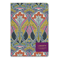 Chronicle Books Liberty London Embroidered Cover Journal, Ianthe Bloom Artwork, Medium/College Rule, Multicolor Cover, (50) 10 x 7 Sheets (978073537686)