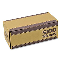 CONTROLTEK Nickels Coin Box, Accommodates $100 in Nickels, 15.5