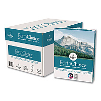 Domtar EarthChoice Office Paper, 92 Bright, 20 lb Bond Weight, 8.5 x 11, White, 500/Ream (2700RM)